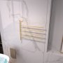 Stor elektrisk handdukstork 63x55x12,5cm | 9007 | Guld