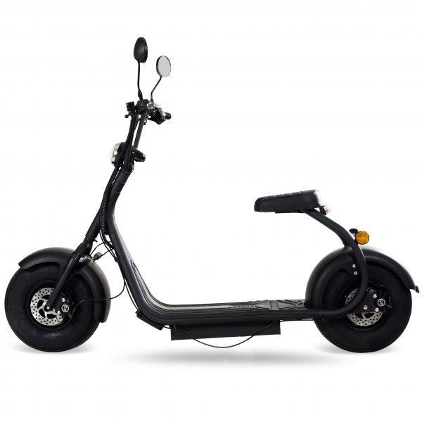 Fatscooter 2000W LG litiumbatteri - 13 Ah | Mattsvart | Lyfco Fatscooter 2000W LG litiumbatteri - 13 Ah | Mattsvart | Lyfco