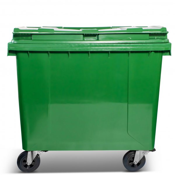 Soptunna/Sopk�rl 660 liter med lock
