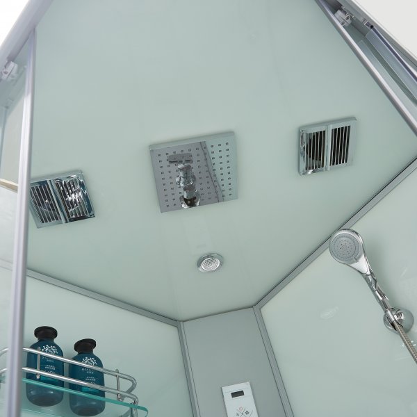 Duschkabin i akryl med bluetooth och massage