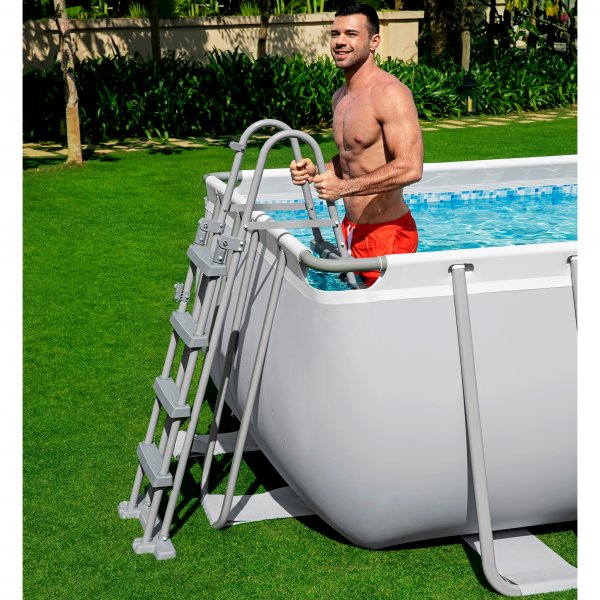 Bestway pool ovan mark 4,9x2,4m - 122cm djup | Power Steel (56670) Bestway pool ovan mark 4,9x2,4m - 122cm djup | Power Steel (56670)