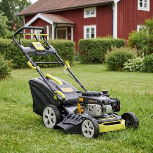 Bensindriven gr�sklippare | Loncin motor 139cc | Metalcraft